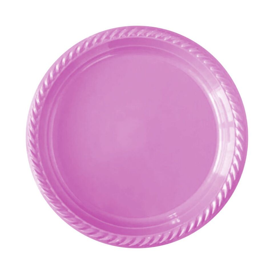 TABAK PLASTİK PEMBE