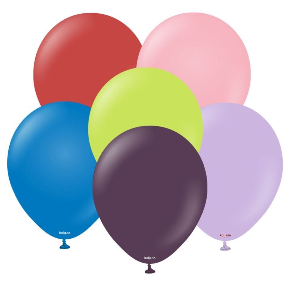 12'' Standart Balon Karışık 100’lü