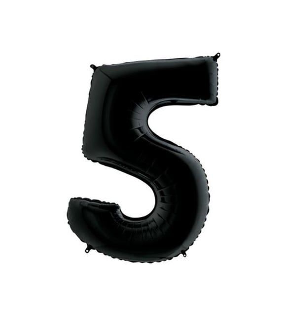 FOLYO RAKAM BALON 34 İNÇ SİYAH 5