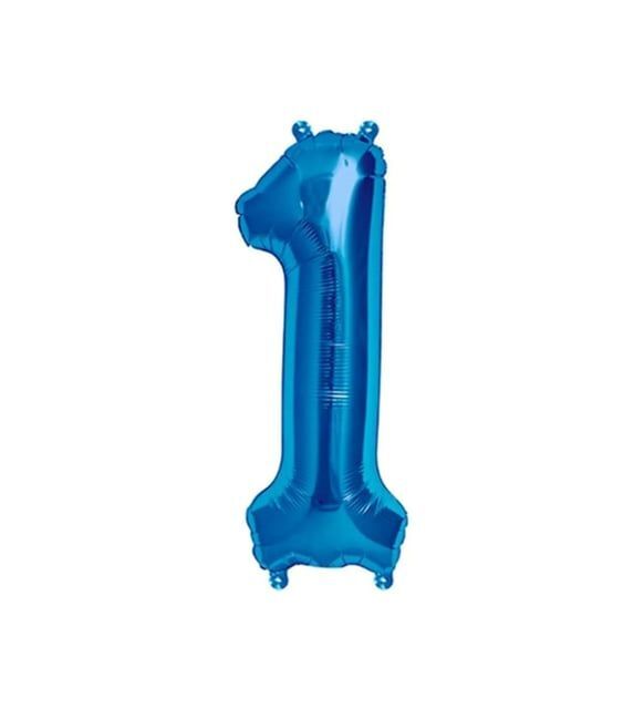 FOLYO RAKAM BALON 34 İNÇ KOYU MAVİ 1