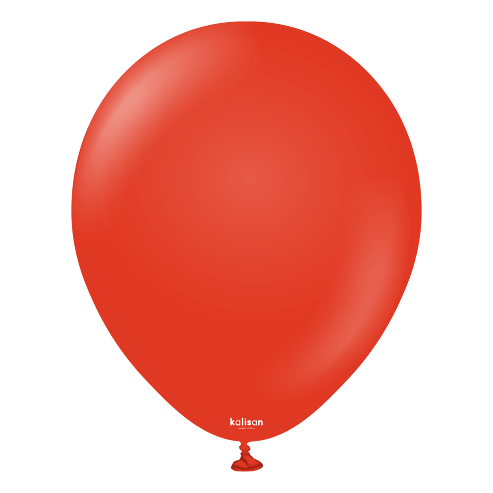 18'' Standart Balon Kırmızı 5'li