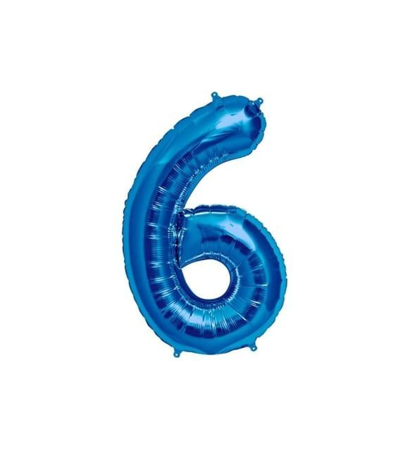 FOLYO RAKAM BALON 34 İNÇ KOYU MAVİ 6