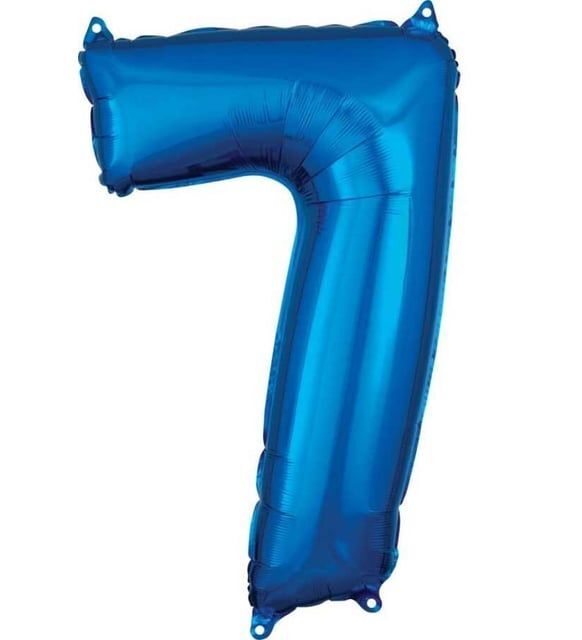 FOLYO RAKAM BALON 34 İNÇ KOYU MAVİ 7