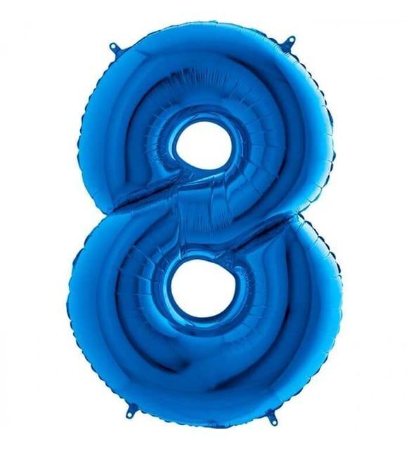 FOLYO RAKAM BALON 34 İNÇ KOYU MAVİ 8