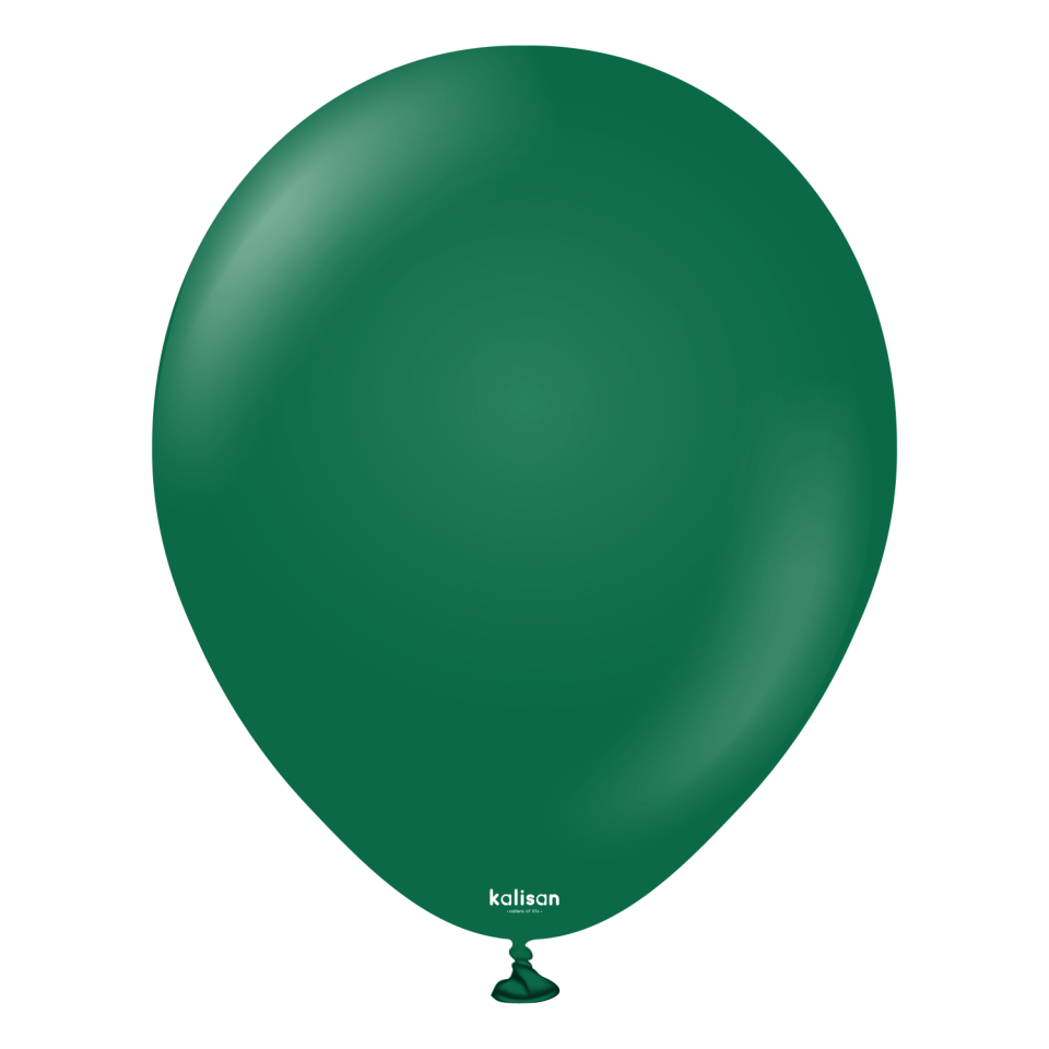 18'' Standart Balon Koyu Yeşil 5'li