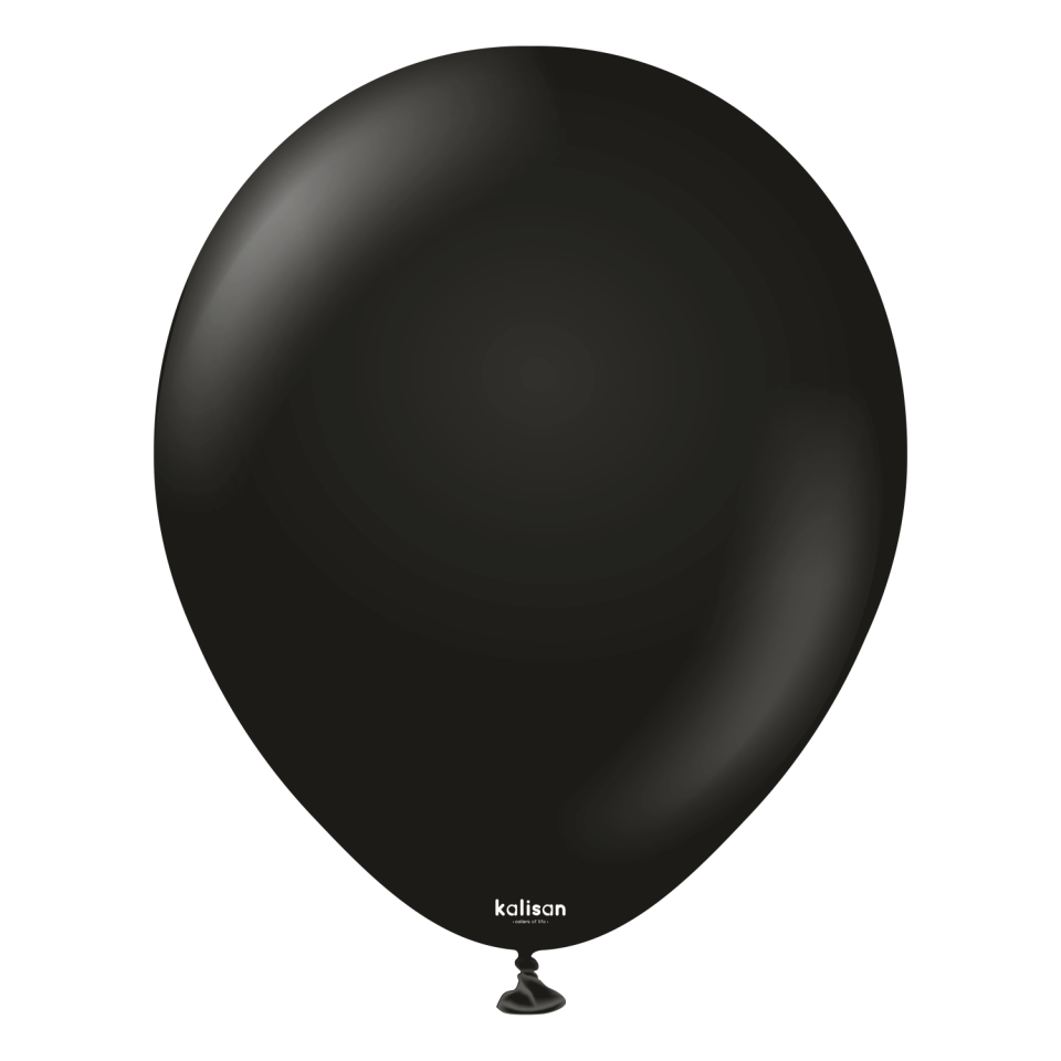 18'' Standart Balon Siyah 5'li