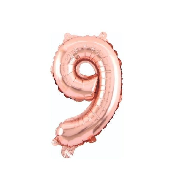 FOLYO RAKAM BALON 34 İNÇ ROSE GOLD 9
