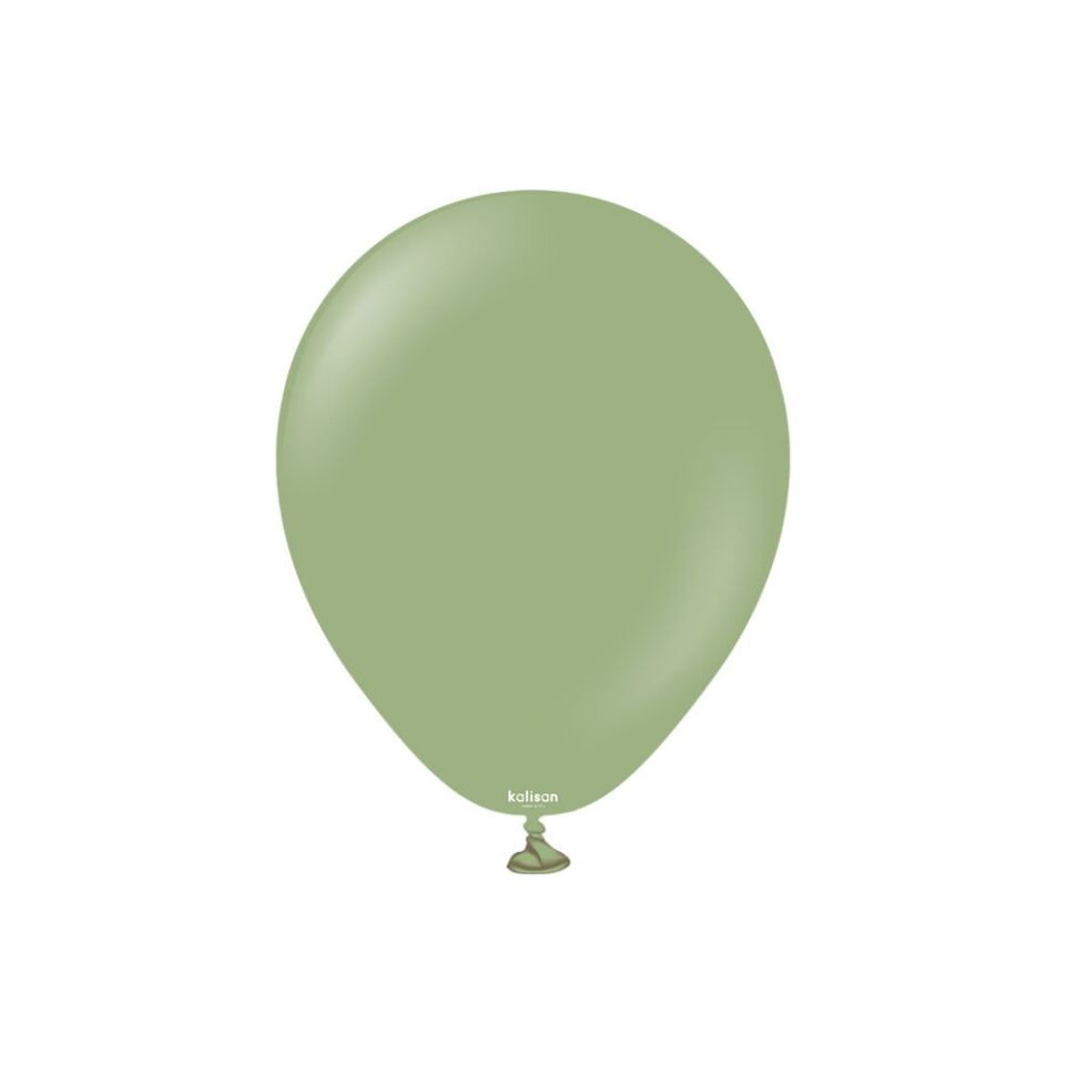 5'' Retro Balon Okaliptus 100’lü
