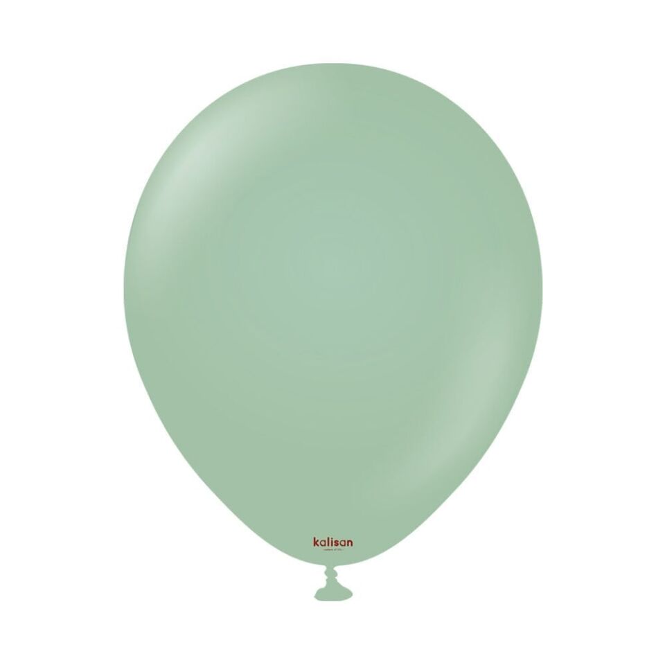 12'' Retro Balon Kış Yeşili 100’lü