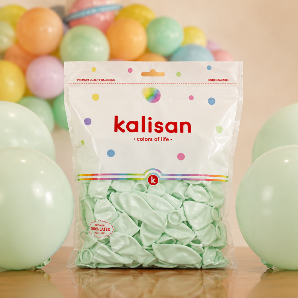 MACARON PALE GREEN