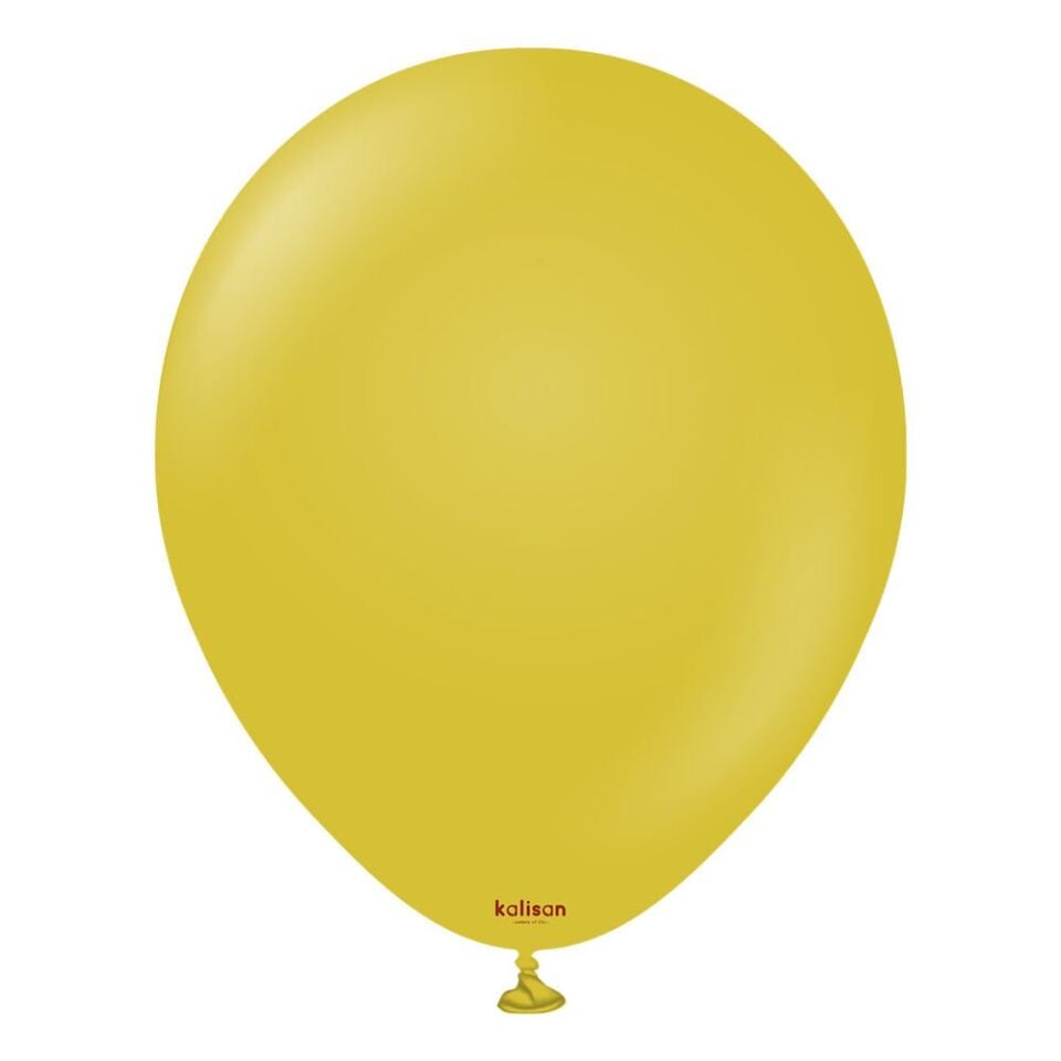 18'' Retro Balon Zerdeçal 5'li