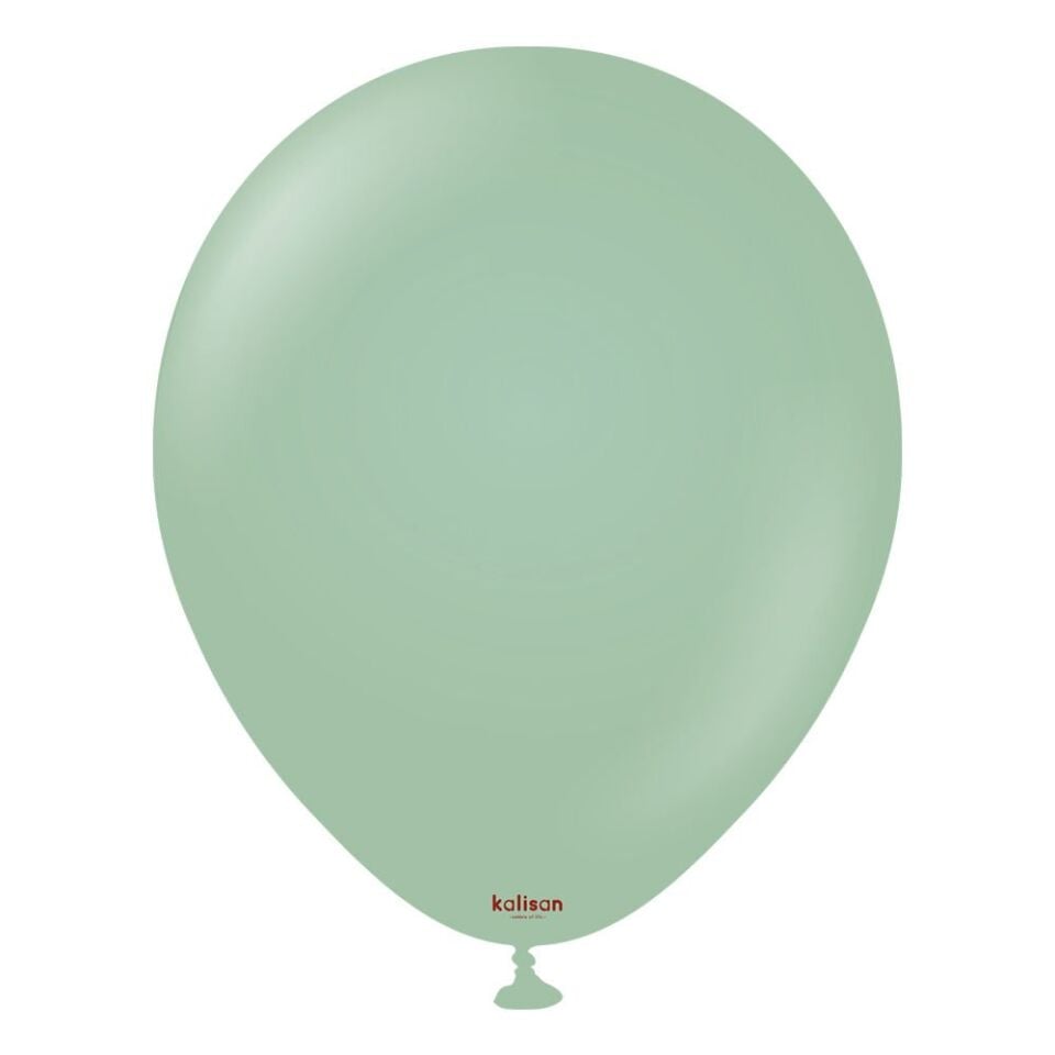 18'' Retro Balon Kış Yeşili 5'li