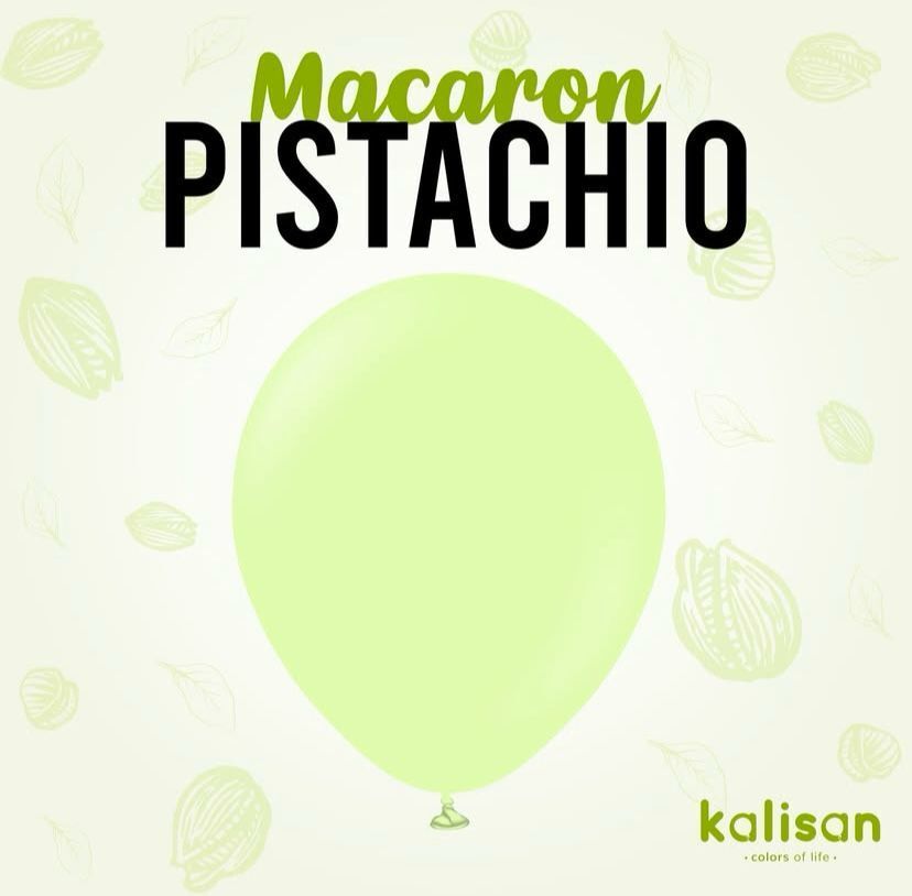5''Makaron Pistachio 100 lü