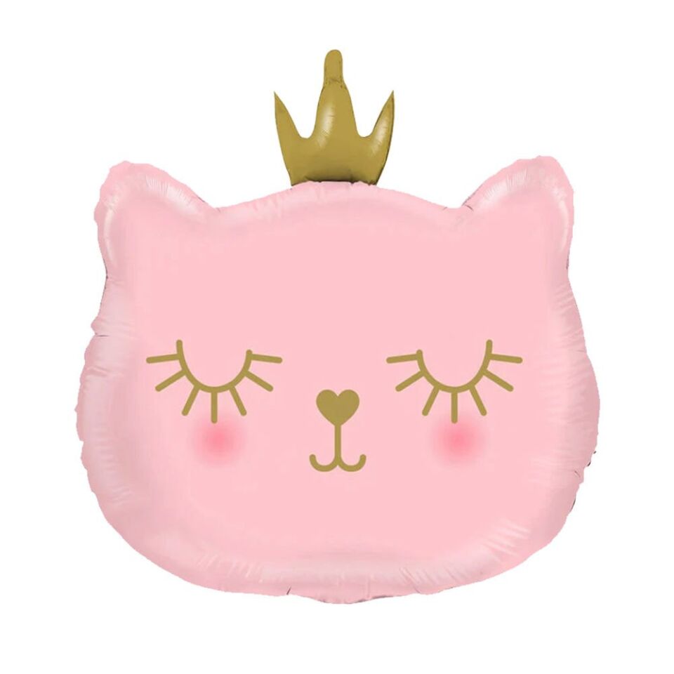KEDİ FOLYO BALON PEMBE 30İNÇ