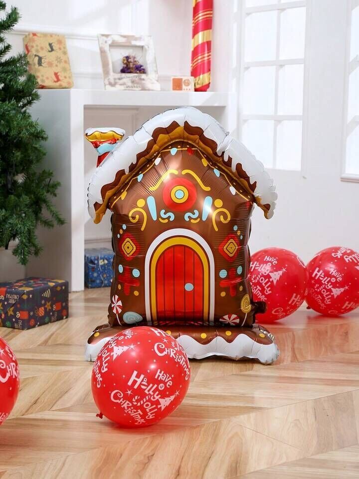 AYAKLI ÇİKOLATA EVİ FOLYO BALON 8262