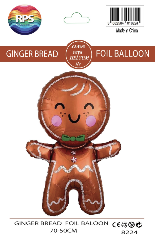 KURABİYE ADAM FOLYO BALON 8224