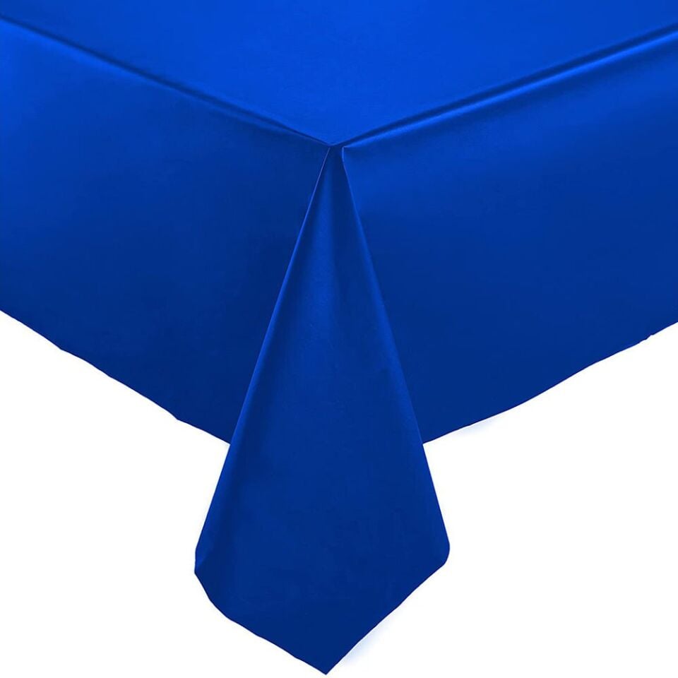 PLASTİK MASA ÖRTÜSÜ LACİVERT