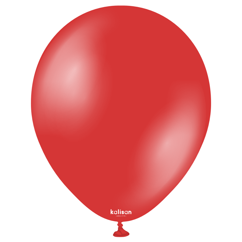 METALİK BALON KALİSAN 11 İNÇ KIRMIZI