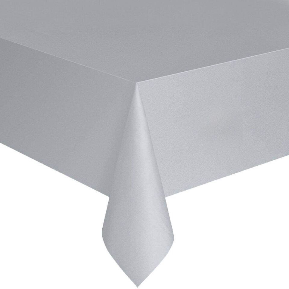 PLASTİK MASA ÖRTÜSÜ GÜMÜŞ