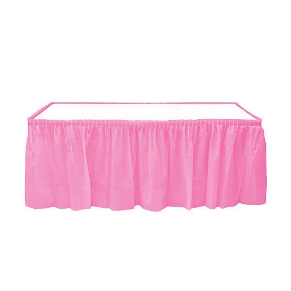 PLASTİK MASA ETEĞİ PEMBE