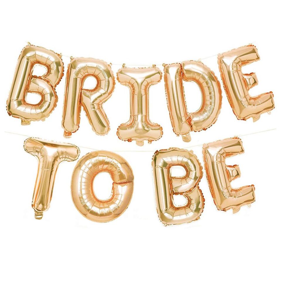 BRİDE TO BE FOLYO BALON GOLD