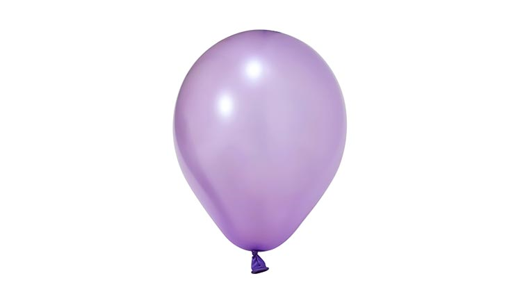 12''METALİK BALON LİLA 100 LÜ