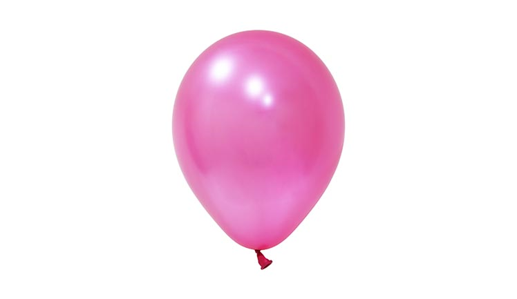 12''METALİK BALON FUŞYA 100 LÜ