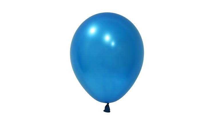 12''METALİK BALON MAVİ 100 LÜ