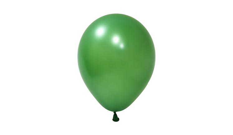 12'' METALİK BALON KOYU YEŞİL 100 LÜ