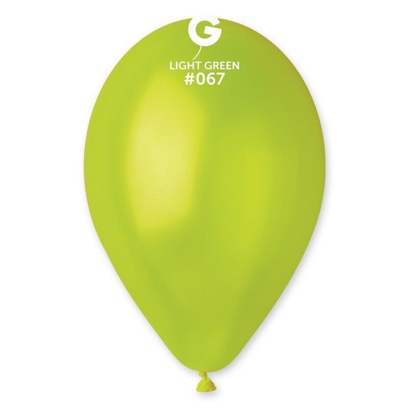 11'' METALİK BALON AÇIK YEŞİL 100 LÜ
