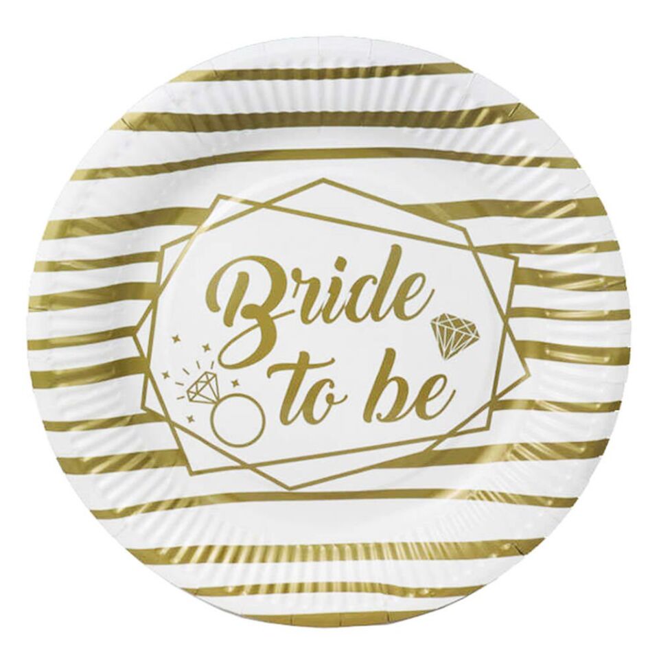 TABAK KARTON BRIDE TO BE YALDIZLI ALTIN
