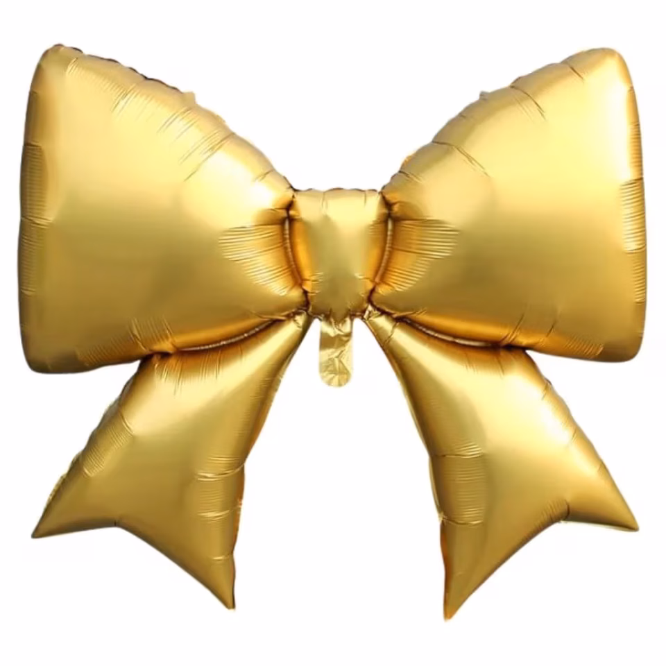 RETRO GOLD KURDELE FİYONK FOLYO BALON