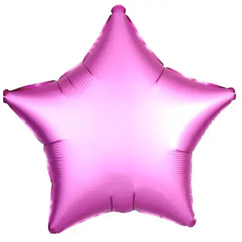 YILDIZ FOLYO BALON PEMBE RENK 24 INÇ