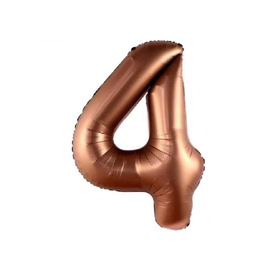 FOLYO RAKAM BALON 34 İNÇ ÇİKOLATA KAHVE 4