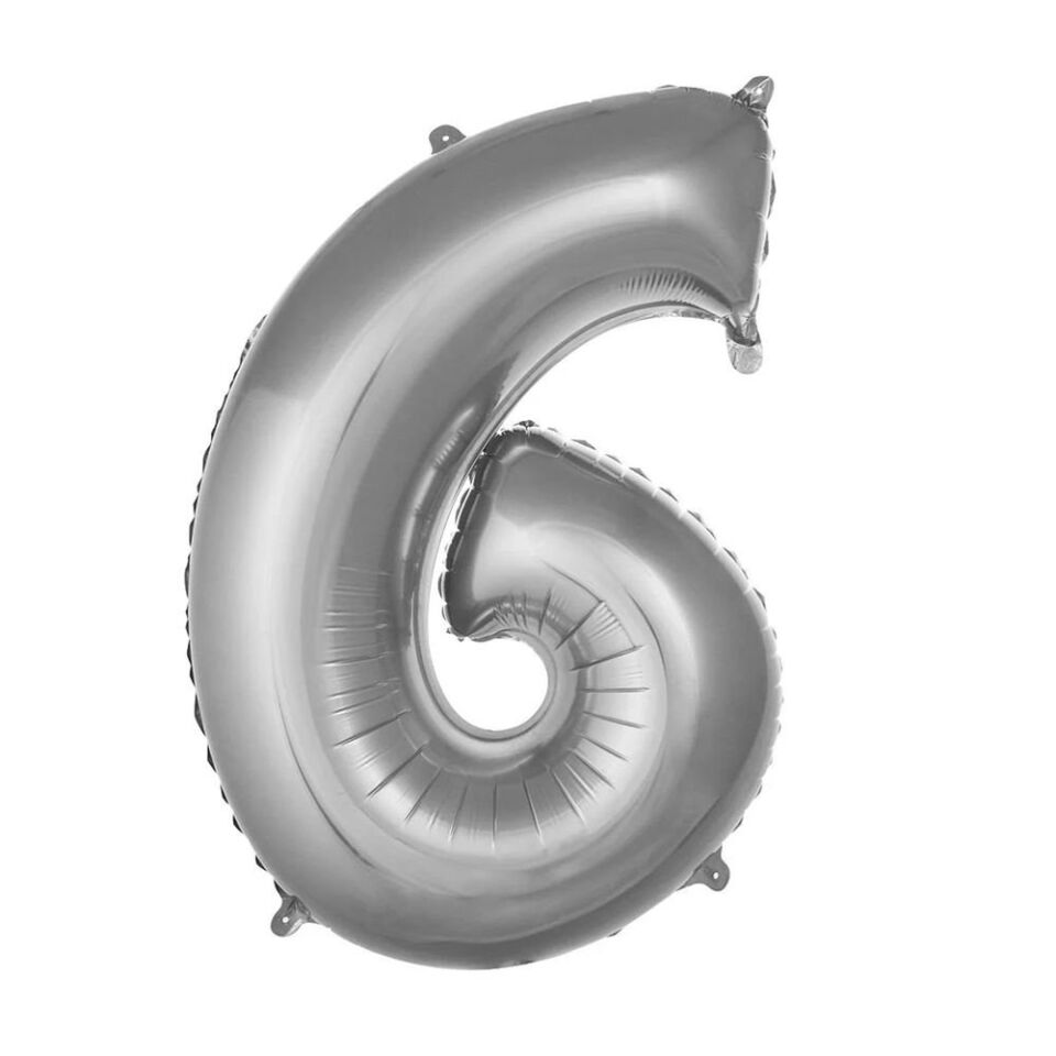 FOLYO RAKAM BALON 34 İNÇ GÜMÜŞ 6