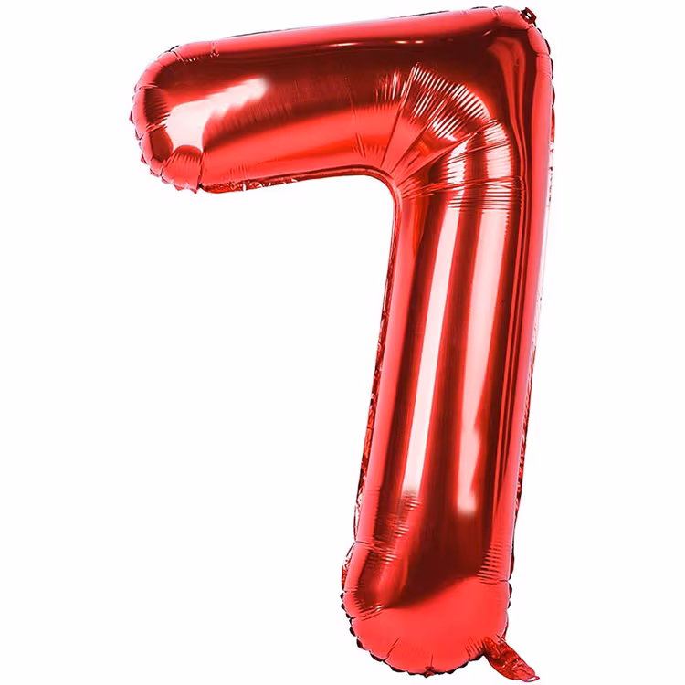 FOLYO RAKAM BALON 40 İNÇ KIRMIZI 7