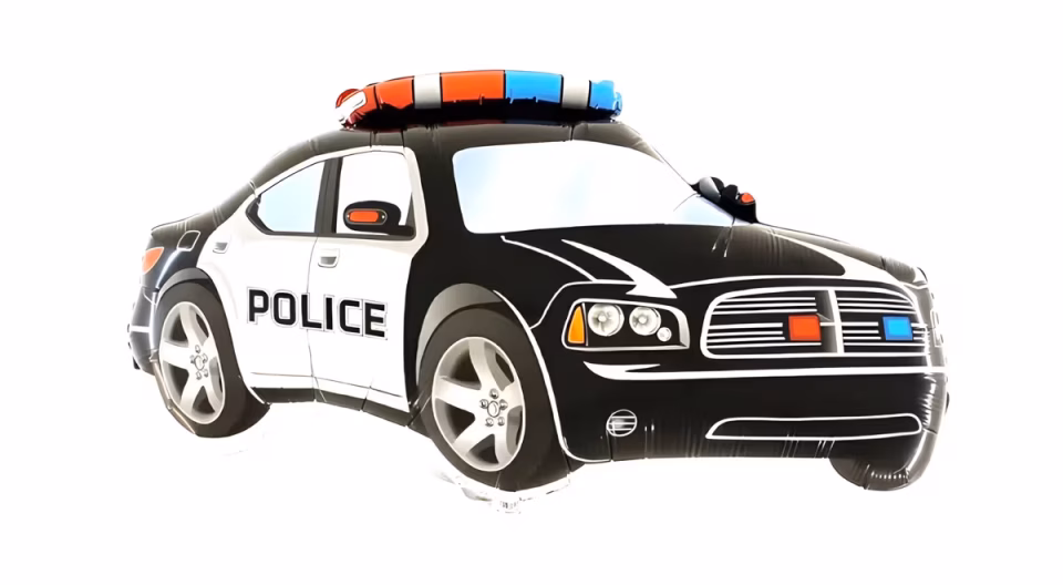Polis Arabası Folyo Balon 9368