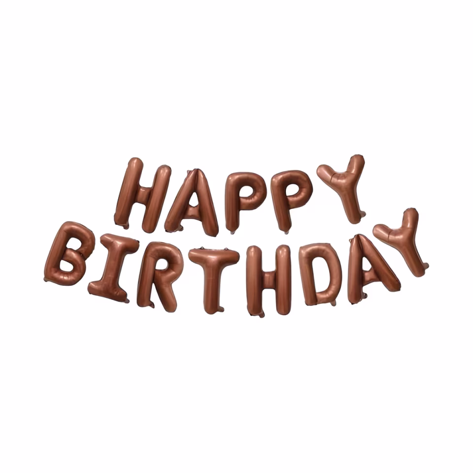 16'' Happy Birthday Çikolata Folyo Balon 5865