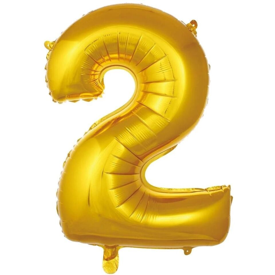 FOLYO RAKAM BALON 40 İNÇ GOLD 2