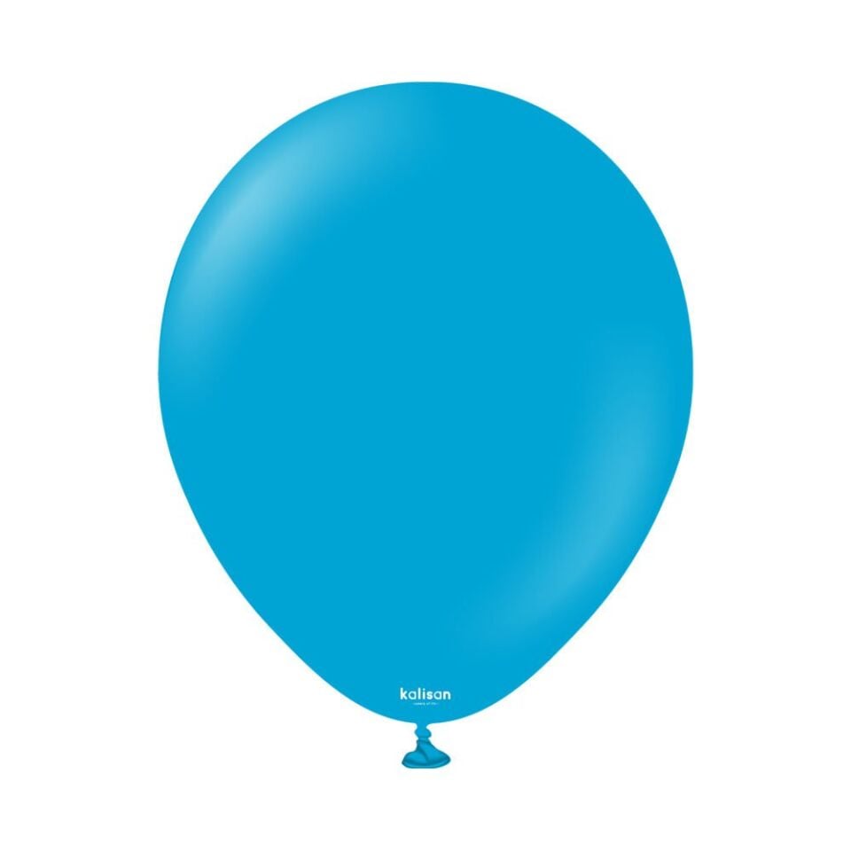 12'' Standart Balon Caribbean Blue(Karayip Mavisi) 100’lü