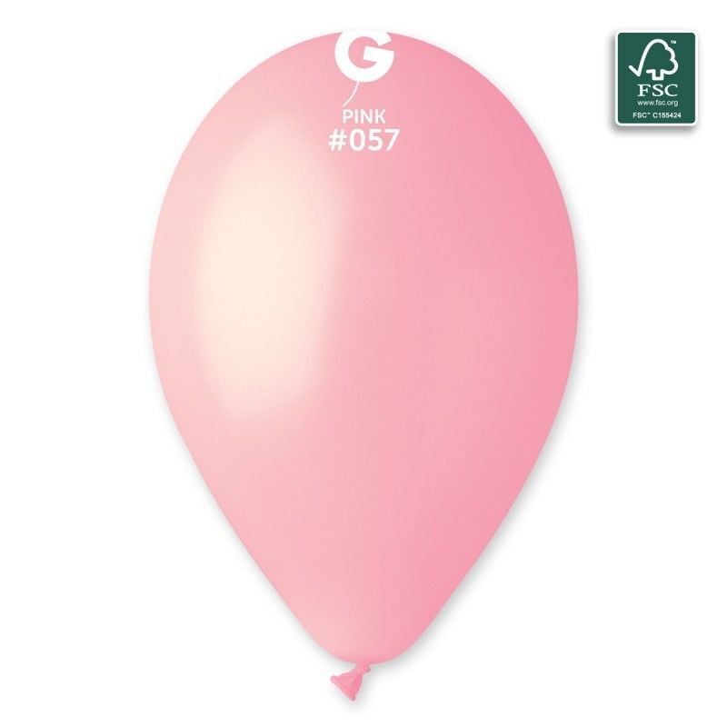 13'' Pastel Açık Pembe 100 Lü