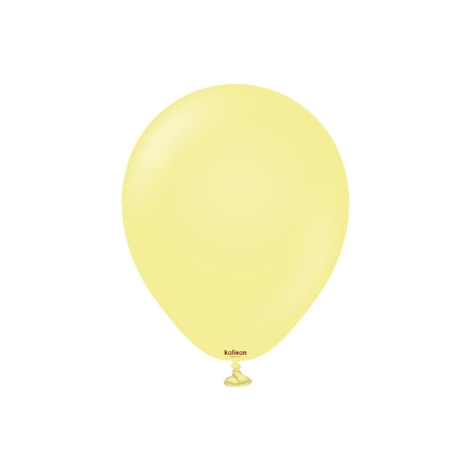5'' Makaron Balon Sarı 100’lü