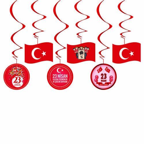 23 NİSAN 6 LI TAVAN SÜS