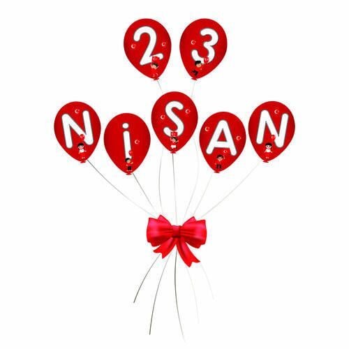 23 NİSAN KAPI SÜSÜ