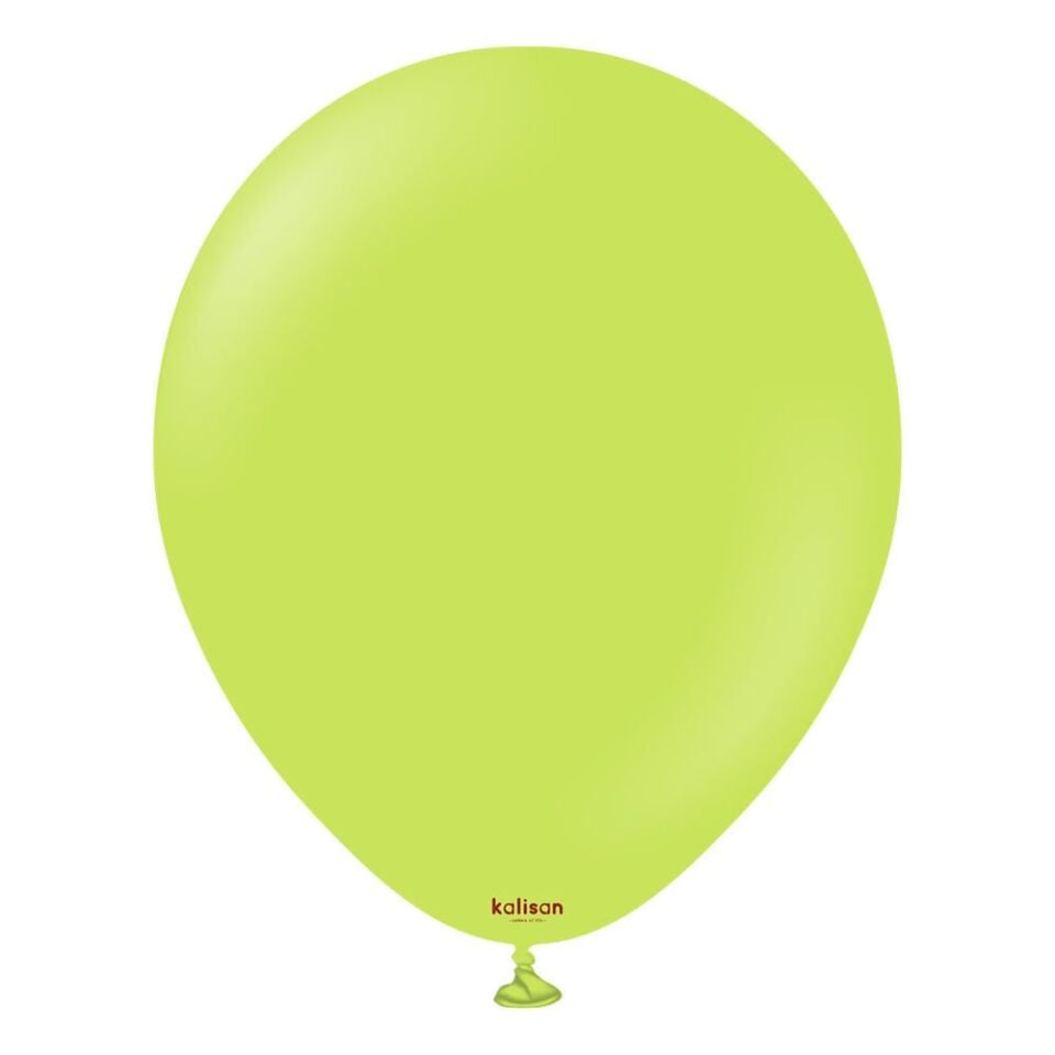 18'' Standart Balon Limon Yeşili 5'li