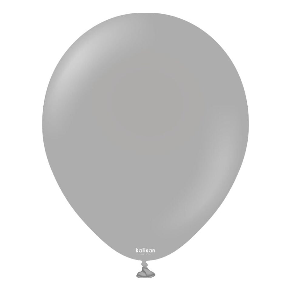 18'' Standart Balon Gri 5'li