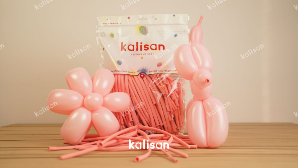 SOSİS BALON MAKARON PEMBE