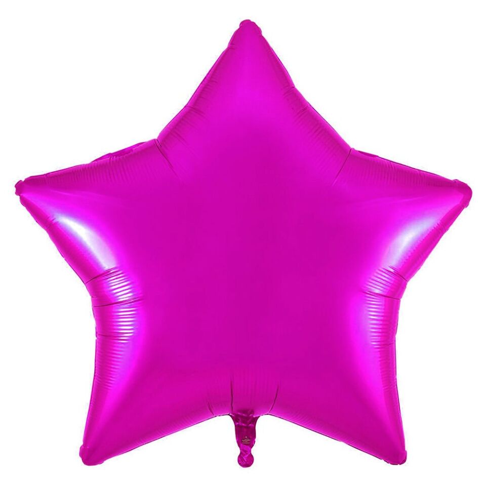 YILDIZ FOLYO BALON FUŞYA 24 INÇ