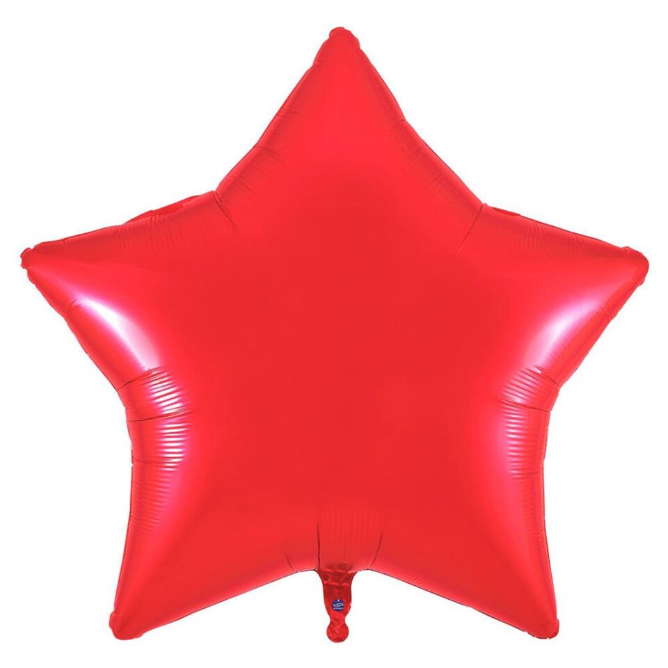YILDIZ FOLYO BALON KIRMIZI 24 INÇ