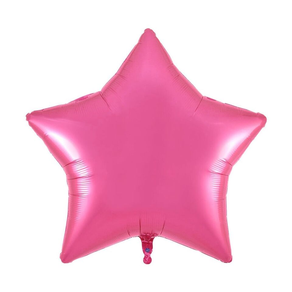 YILDIZ FOLYO BALON PEMBE 18 INÇ